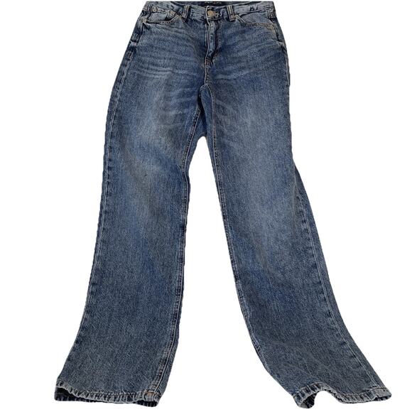 Aeropostale Aero 90’s Baggy Jeans Medium Wash Size 00 Straight Leg - Picture 1 of 5